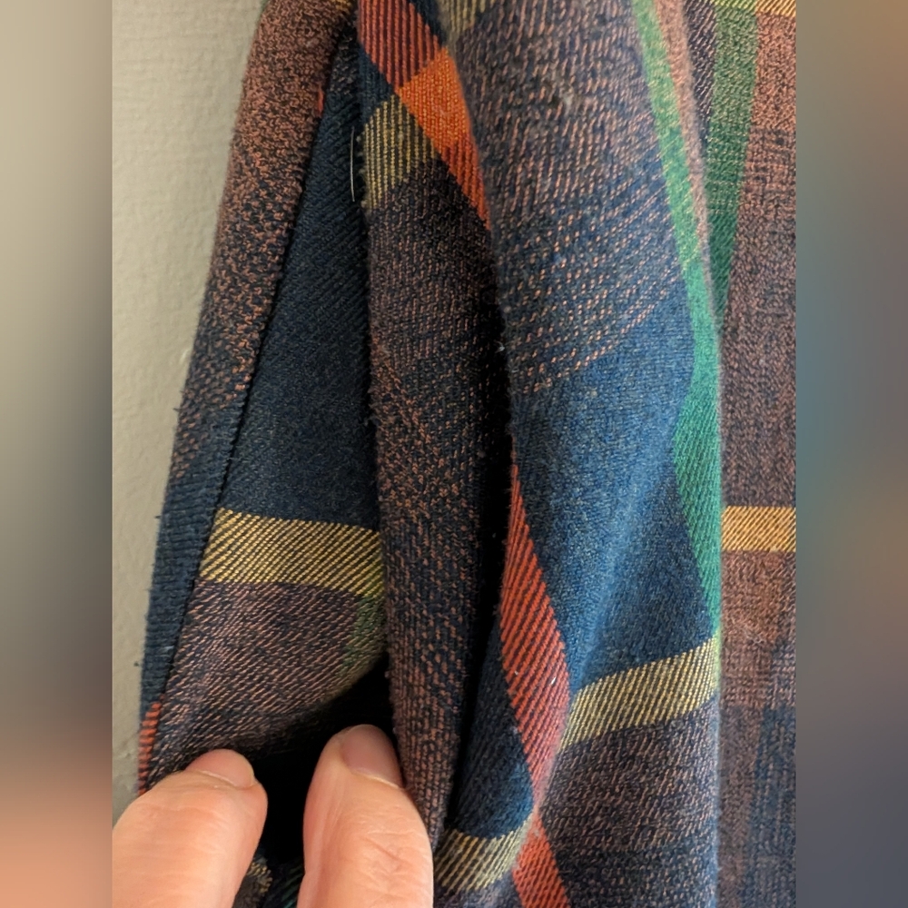 Modcloth Plaid Flannel A Line Midi Skirt Medium - Picture 8 of 9